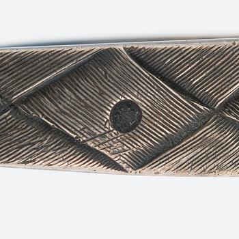 Teglashållare, silver, S:t Petersburg, kring 1900.
