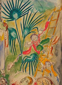 Nils von Dardel, "Visit to an eccentric lady".