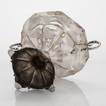 Otto Roland Mellin, skål, silver, Helsingfors, 1881.