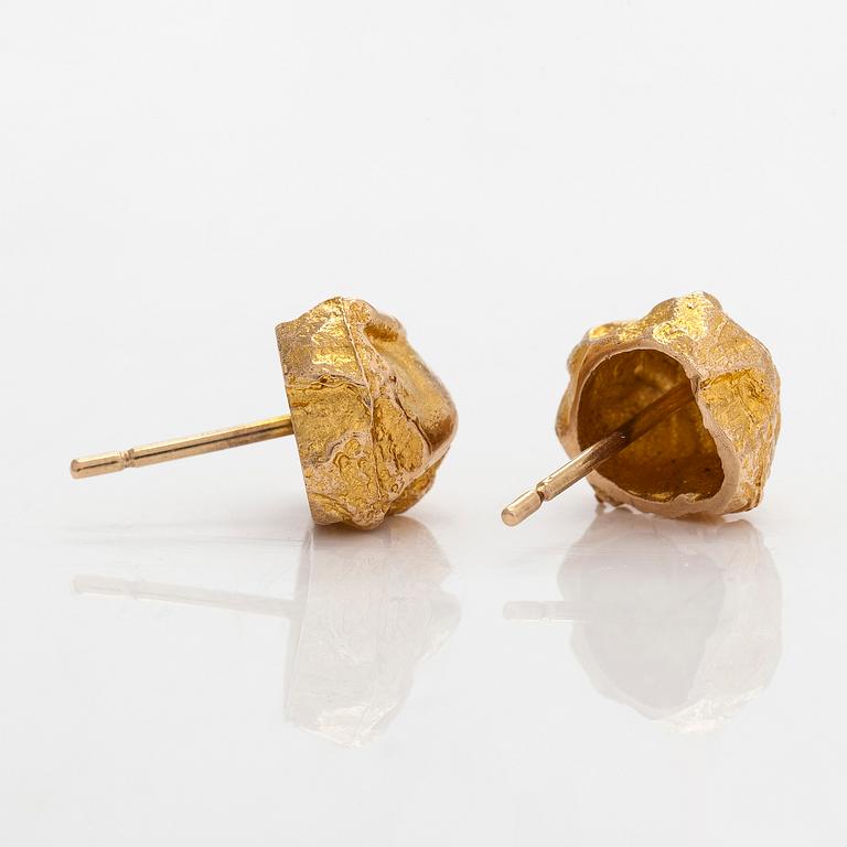 Björn Weckström, korvakorut, "Hippu", 14K kultaa. Lapponia.