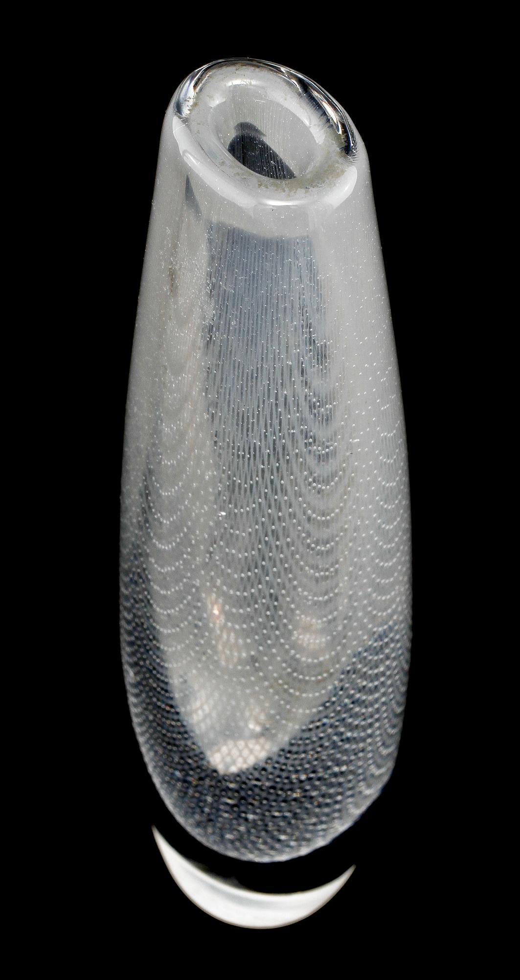 VAS, glas, "Kraka", Sven Palmqvist, Orrefors, 1900-talets andra hälft.