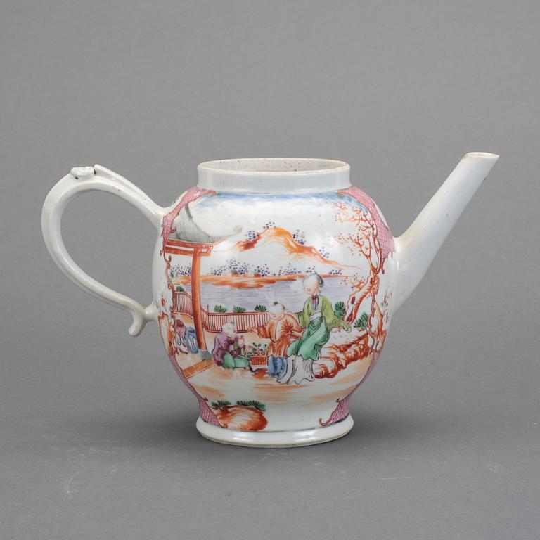TEKANNA, porslin, Kina, 1700-tal.