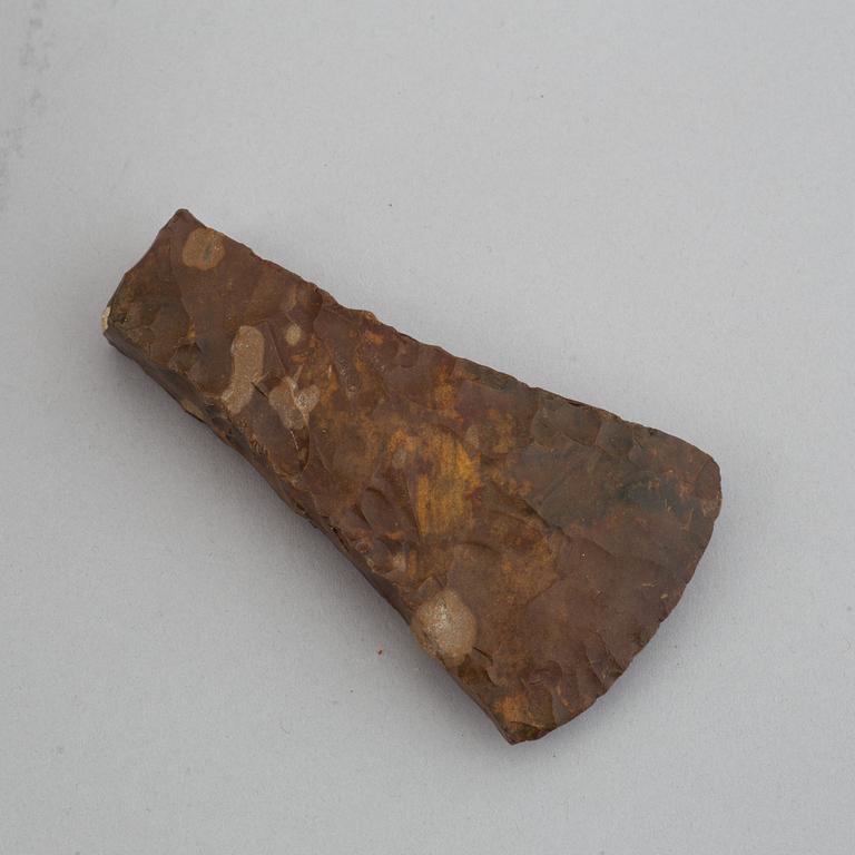 Samling stenföremål, 5 st, neolitiska.