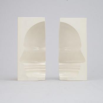 Sivert Lindblom, sculpture, 2 parts, plastic, stamped 1968.