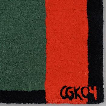 C Göran Karlsson, A CARPET, "Goran 4", handtufted, C Göran Karlsson/Asplund, ca 223 x 163 cm, signed CGK04.