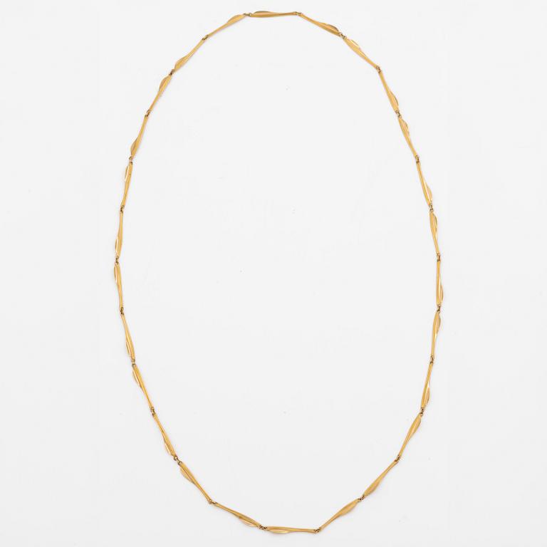 Lapponia, necklace, 18K gold, Finland 1981.