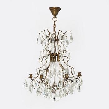 A Rococo style chandelier, first half of the 20th Century.