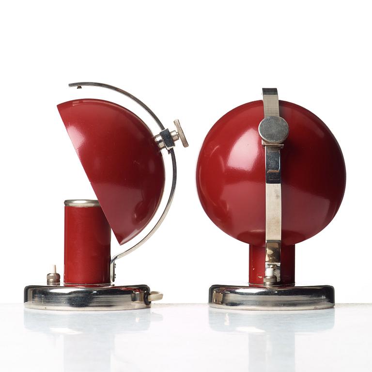 Erik Tidstrand, a pair of table lamps for Nordiska Kompaniet, Sweden 1930's.