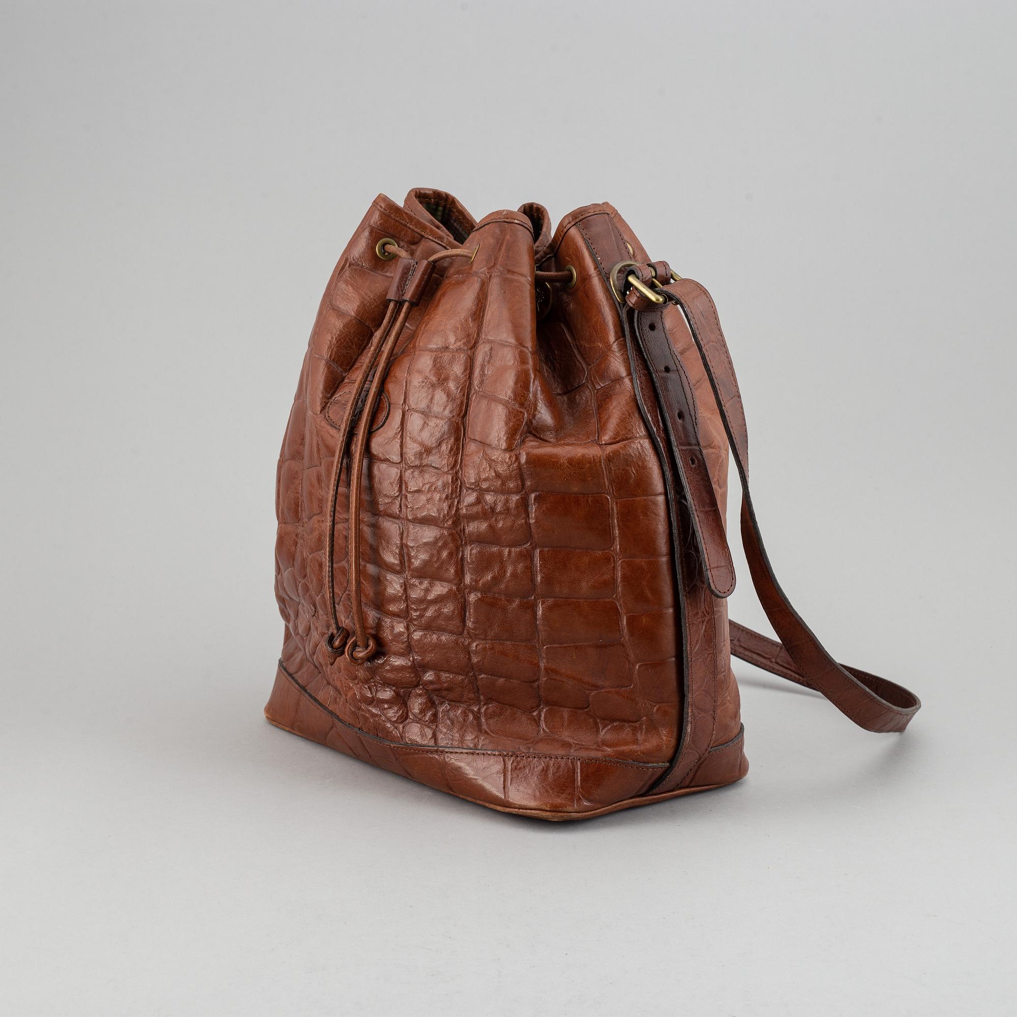 Mulberry drawstring bag shop