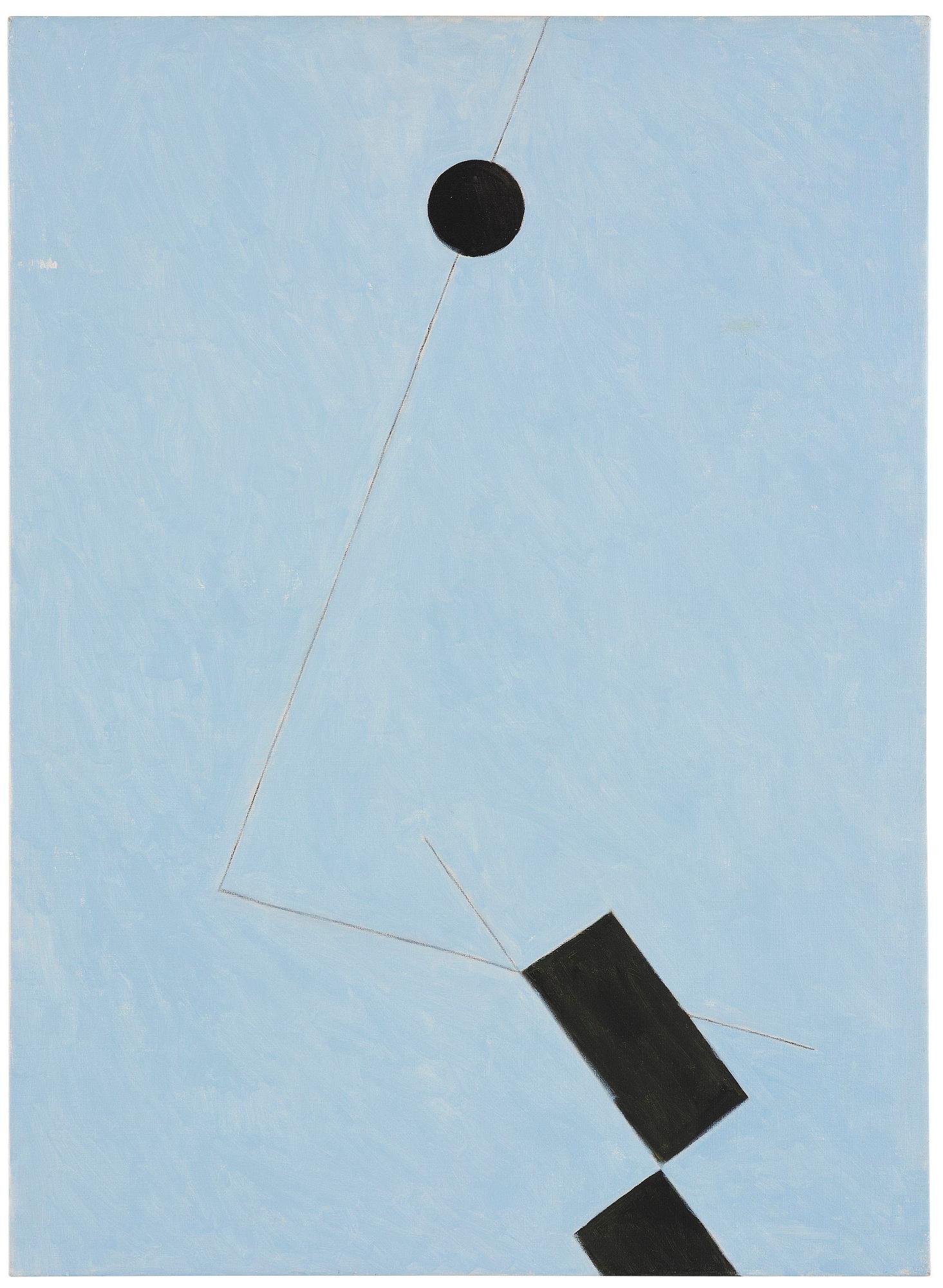 Bengt Orup, Composition with a Circle and Rectangles.
