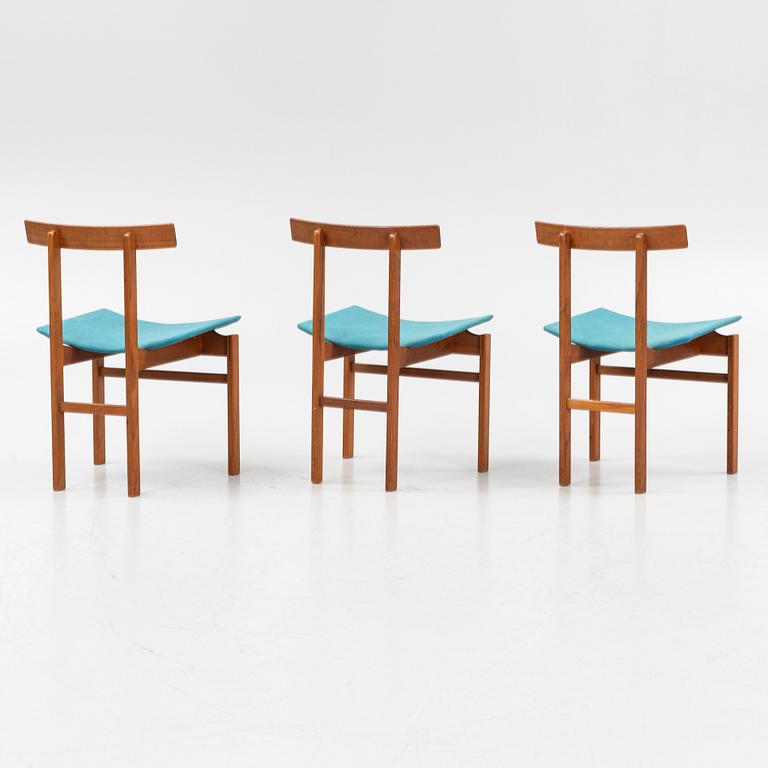 Inger Klingenberg, chairs, 3 pcs model no. 193 France & Son, 1960s.