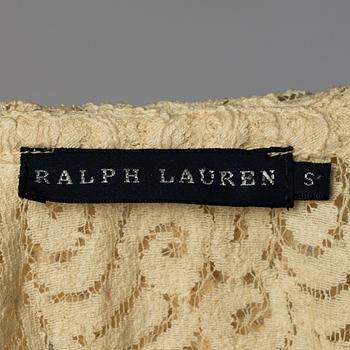 A wool/alpaca jacket by Ralph Lauren and two blouses.