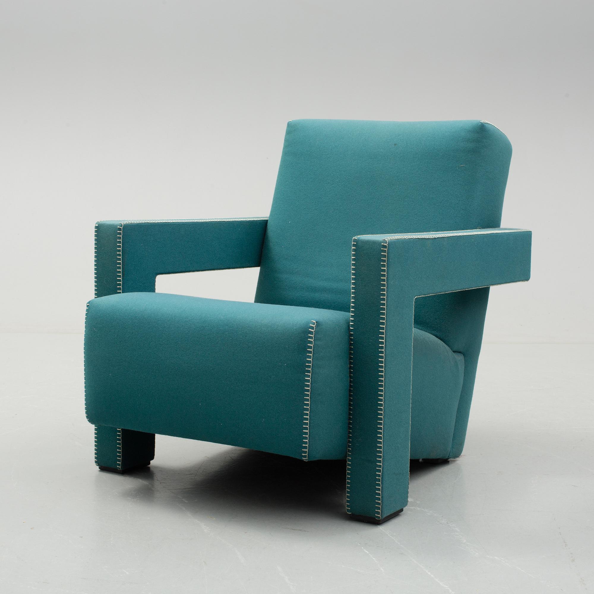 GERRIT T RIETVELD, "Utrecht",  Cassina, fåtölj.