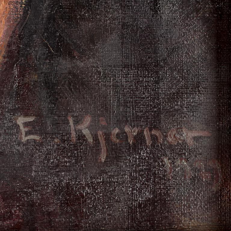 ESTHER KJERNER, olja på duk, sign o dat 1929.