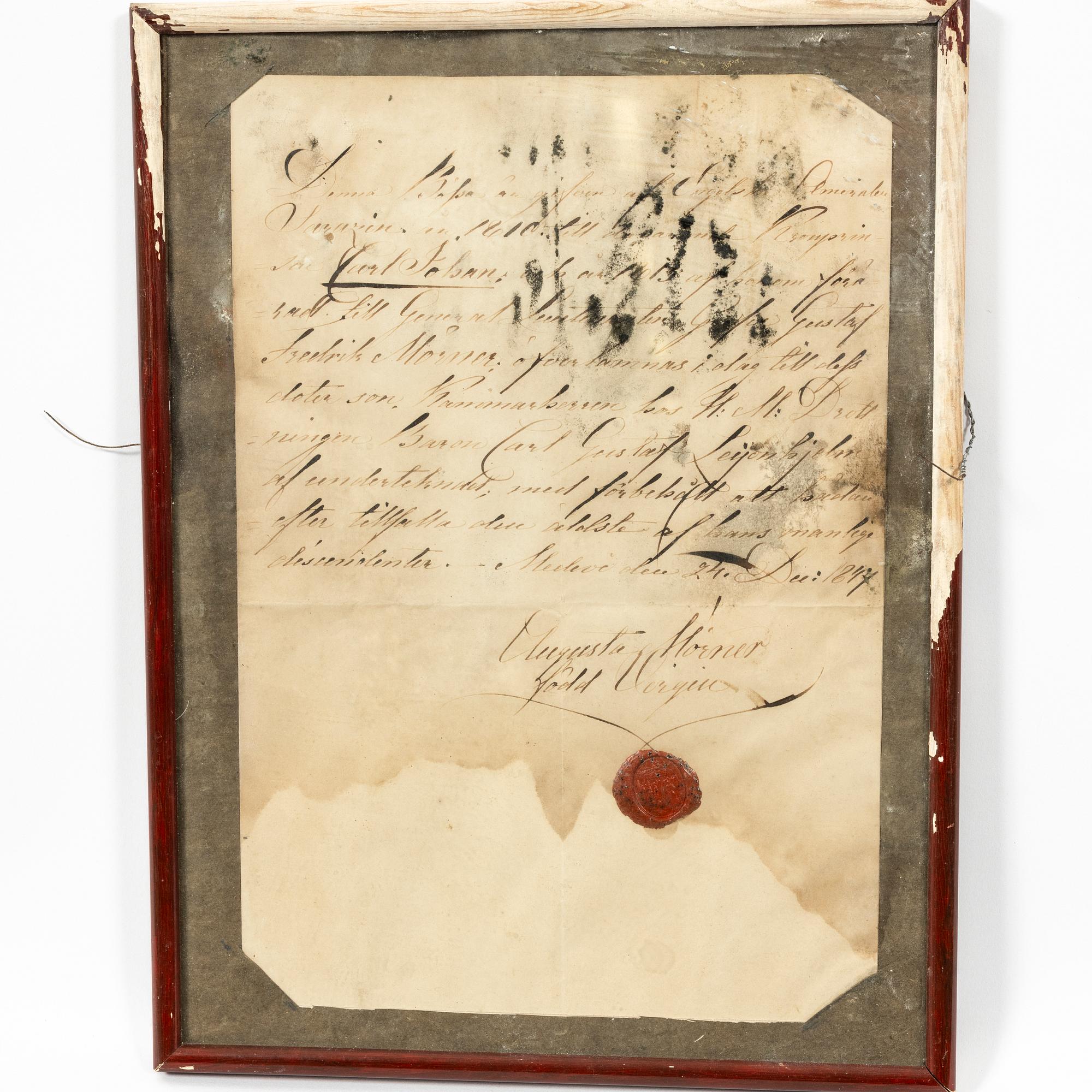Shot gun pecussion lock, Durs Egg London, early 19th century, a gift certificate accompanies.