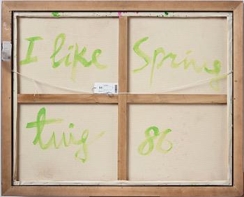 Walasse Ting, "I like spring".