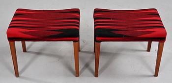 TABURETTER, ett par, 1960-tal.