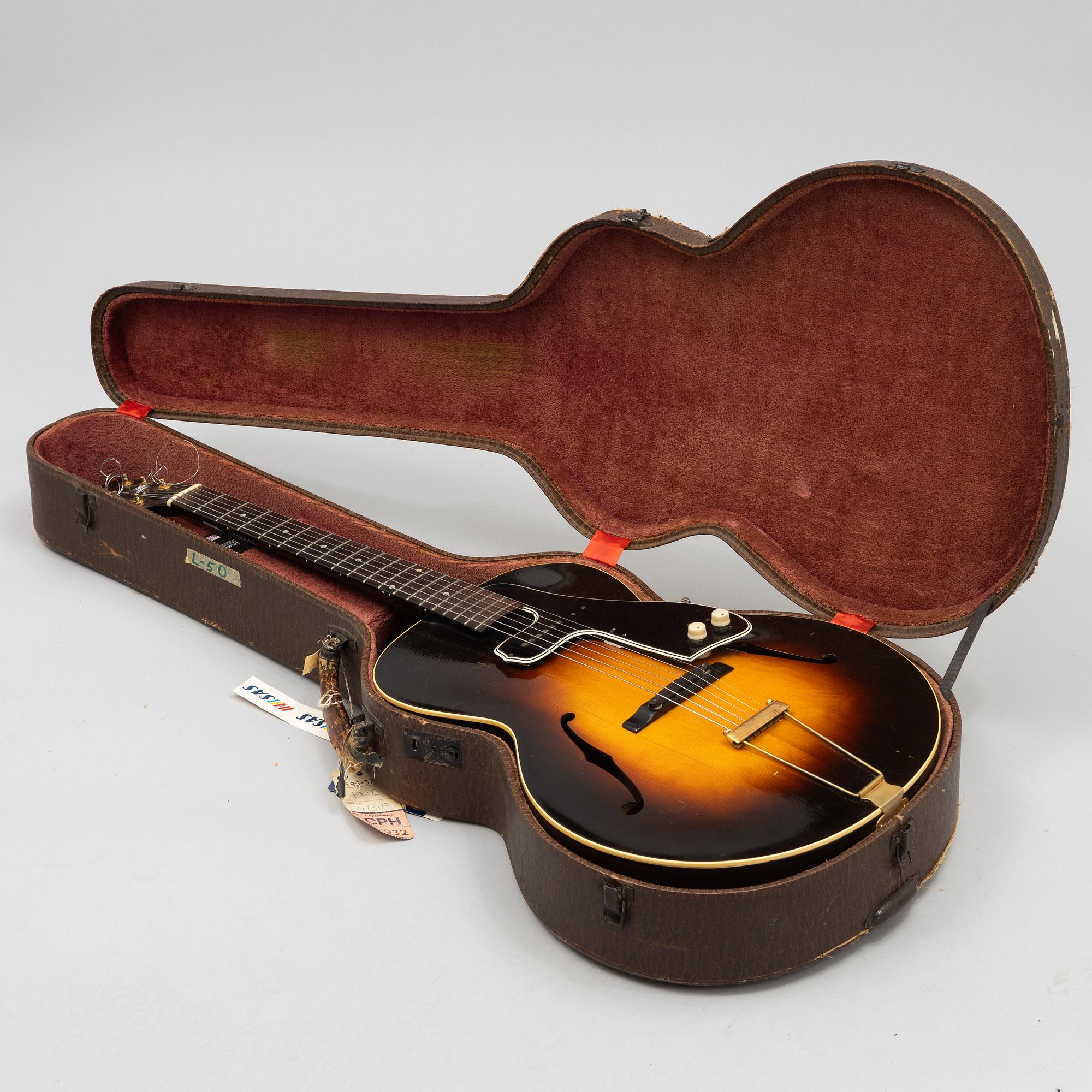 Gibson, "L-50", halvakustisk gitarr, 1935, USA.