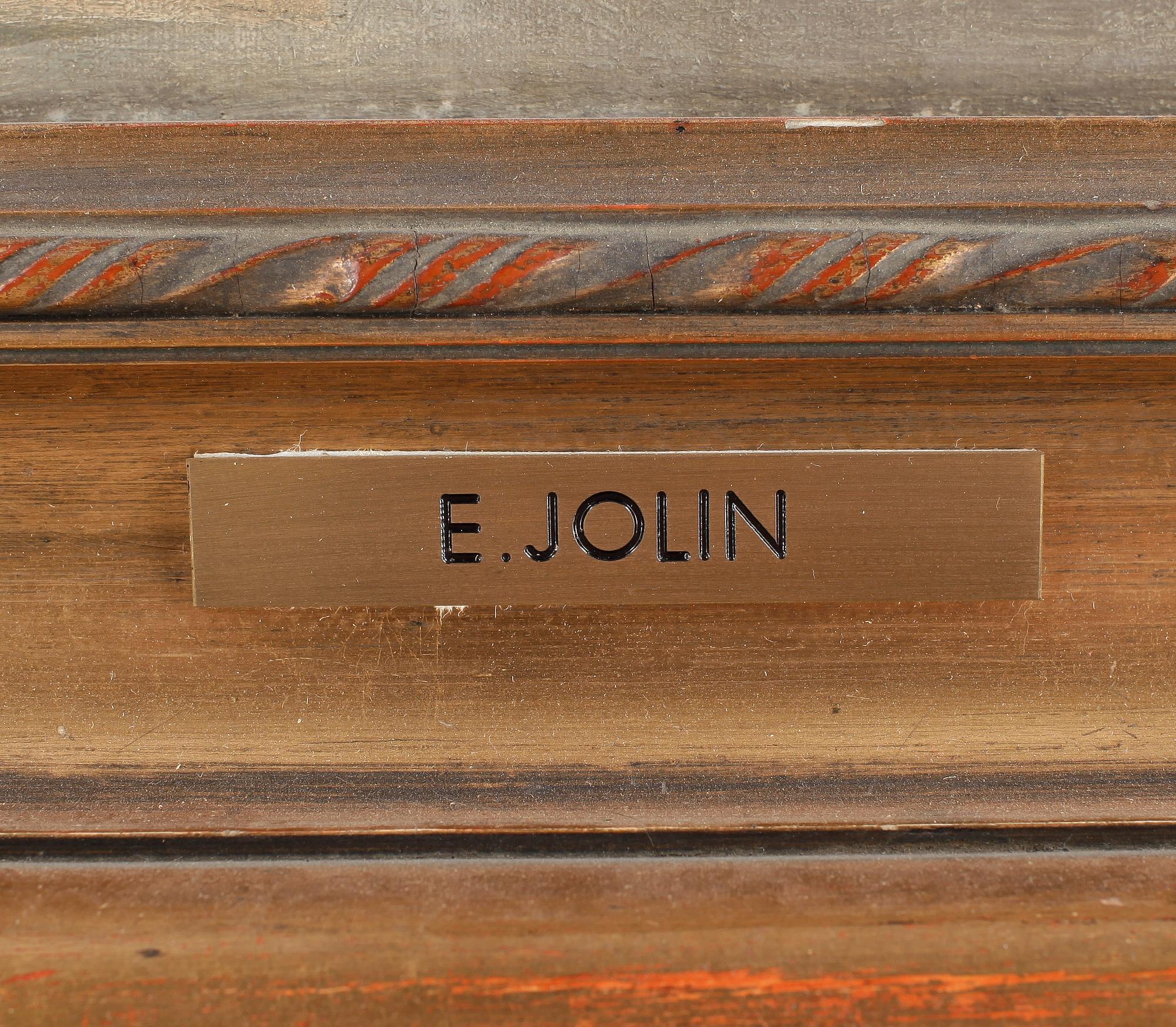 EINAR JOLIN, olja på duk, signerad o otydligt daterad.