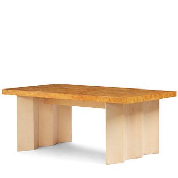 111. Axel Wannberg, a unique dining table, executed in his own studio, Stockholm, 2015.