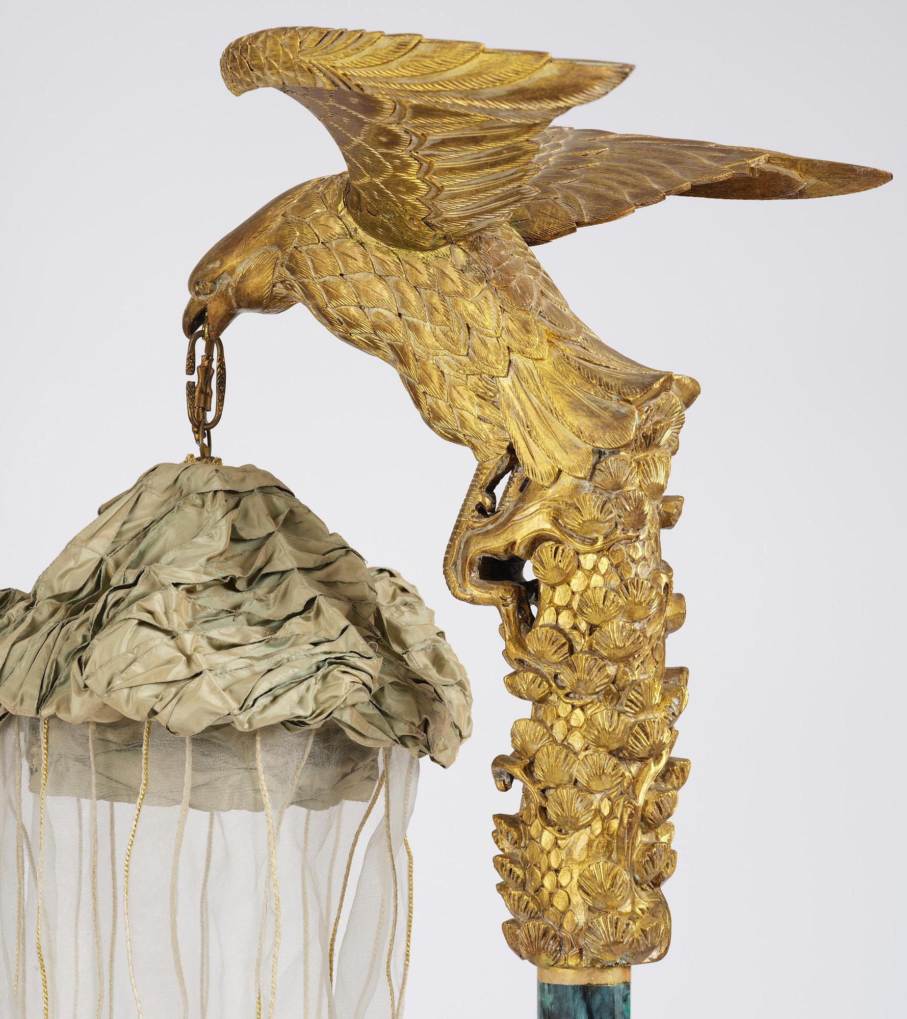 A pair of Art Deco chinoiserie floor lamps, 1920's.