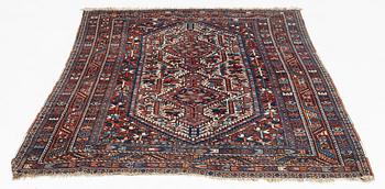 A carpet, Shiraz, circa 211 x 147 cm.