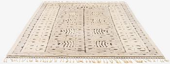 Märta Måås-Fjetterström, a carpet, 'Skvattram', knotted pile in relief, c. 270 x 164 cm, signed AB MMF.