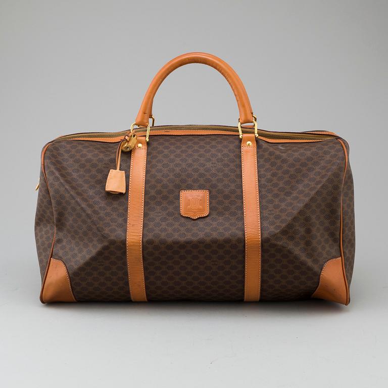 a CÉLINE "Macadam Boston 50" weekendbag.