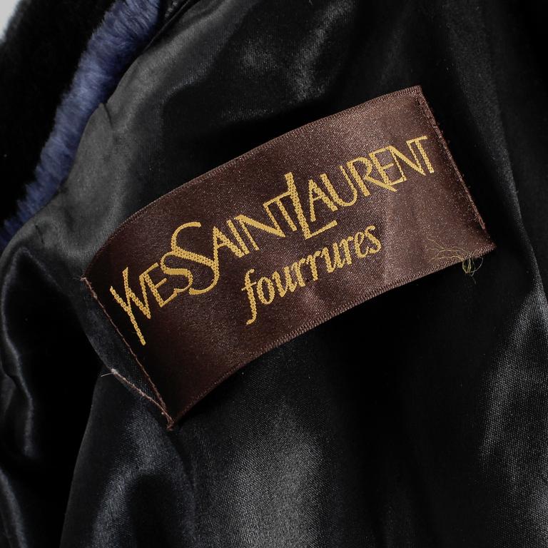 KAPPA, Yves Saint Laurent Fourrures.