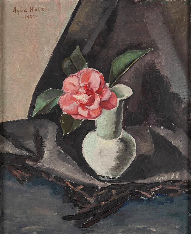 Agda Holst, oil on canvas laid down on panel, signed and dated 1930.