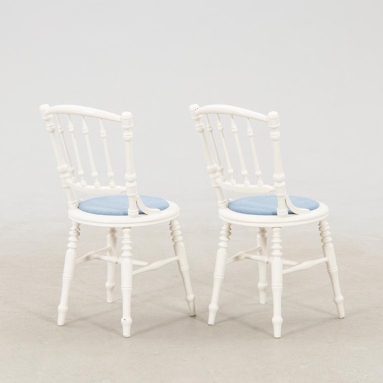 Chairs, 6 pieces, late 19th century/turn of the 20th century.