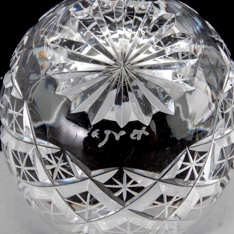 Fritz Kallenberg, glasservis, ca 87 delar, "Pompadour", Boda.