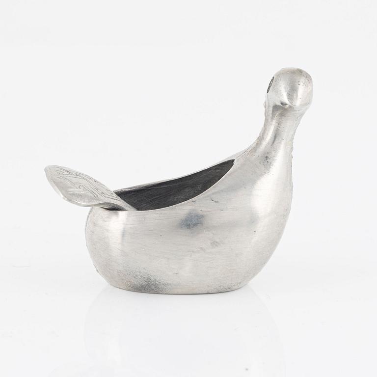 Lars Pirak, a pewter salt cellar.