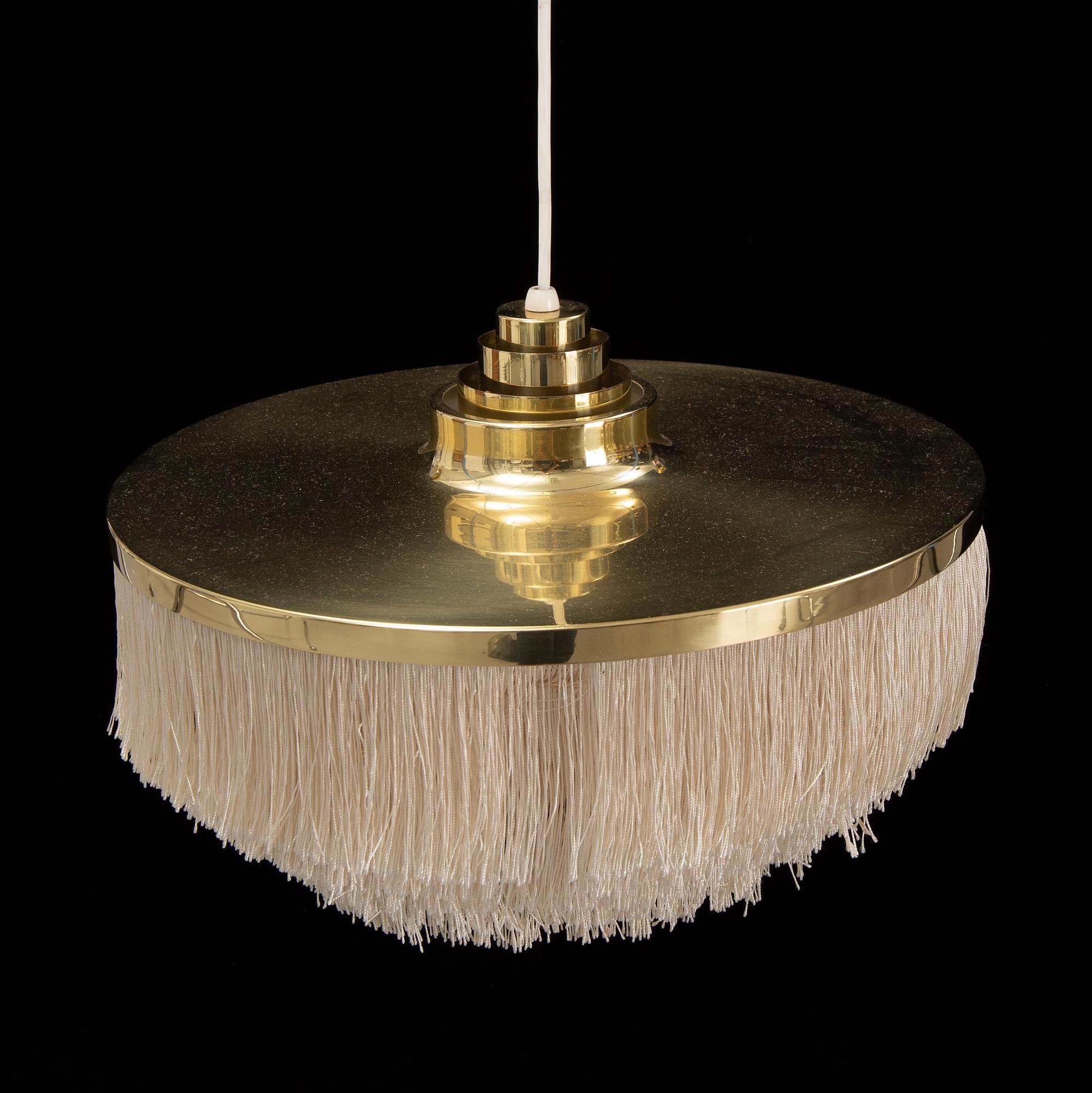 HANS-AGNE JAKOBSSON, a late 20th Cenutry brass ceiling light.