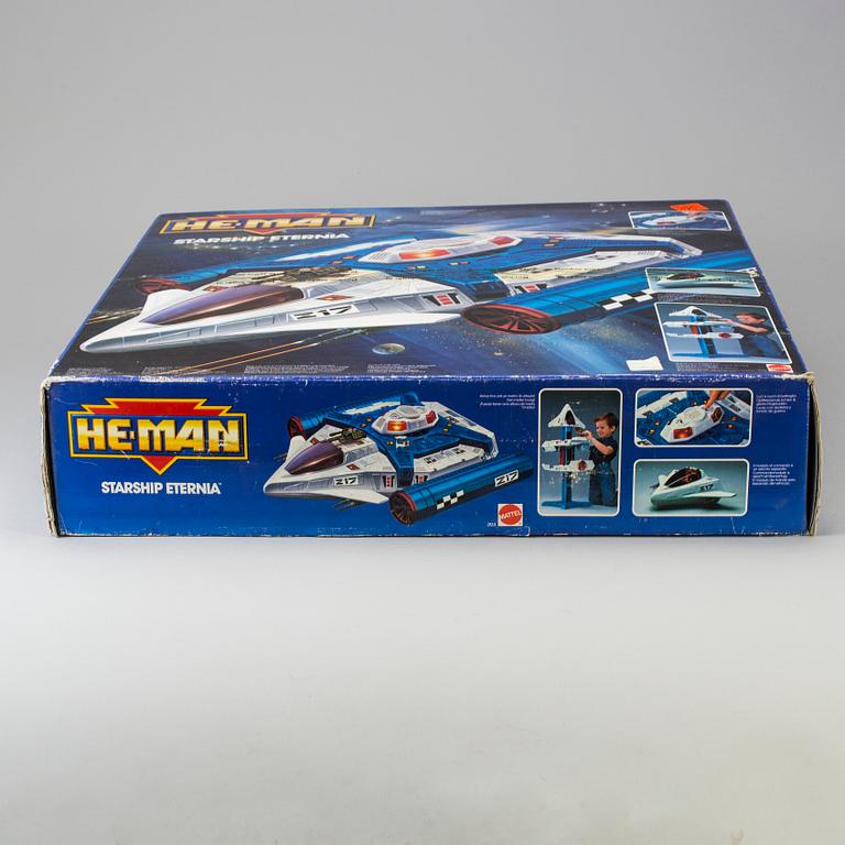 A He-Man "Starship Eternia" in unopened box by Mattel 1989.