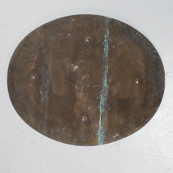 A sign for SJ Statens järnvägar from 1932.