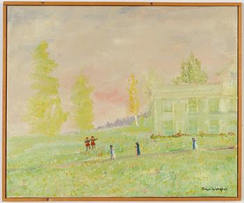 Beppe Wolgers, oil on canvas, signed.