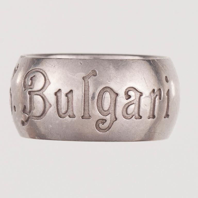 RING, sterlingsilver, Bulgari, 125-jubileumsring "Save the children", 2009. Vikt 9,3 g.