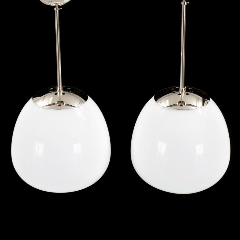 A pair of ceilings from Pukeberg, 1940s. Height ca 46 cm.