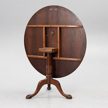 A folding table, England, late 19th Century.