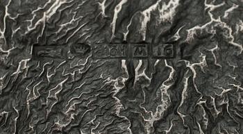 GLASÖGONFODRAL, 2 st, silver, Auran Kultaseppä 1948, Kultakeskus 1970. Vikt tot. 259 g.