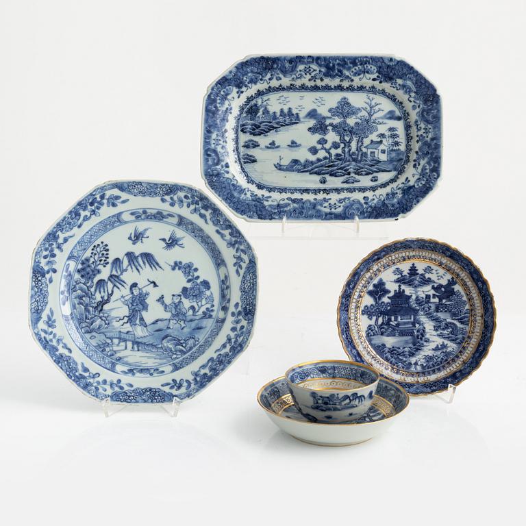 Parti porslin, 4 delar, Kina, Qianlong (1736-95).