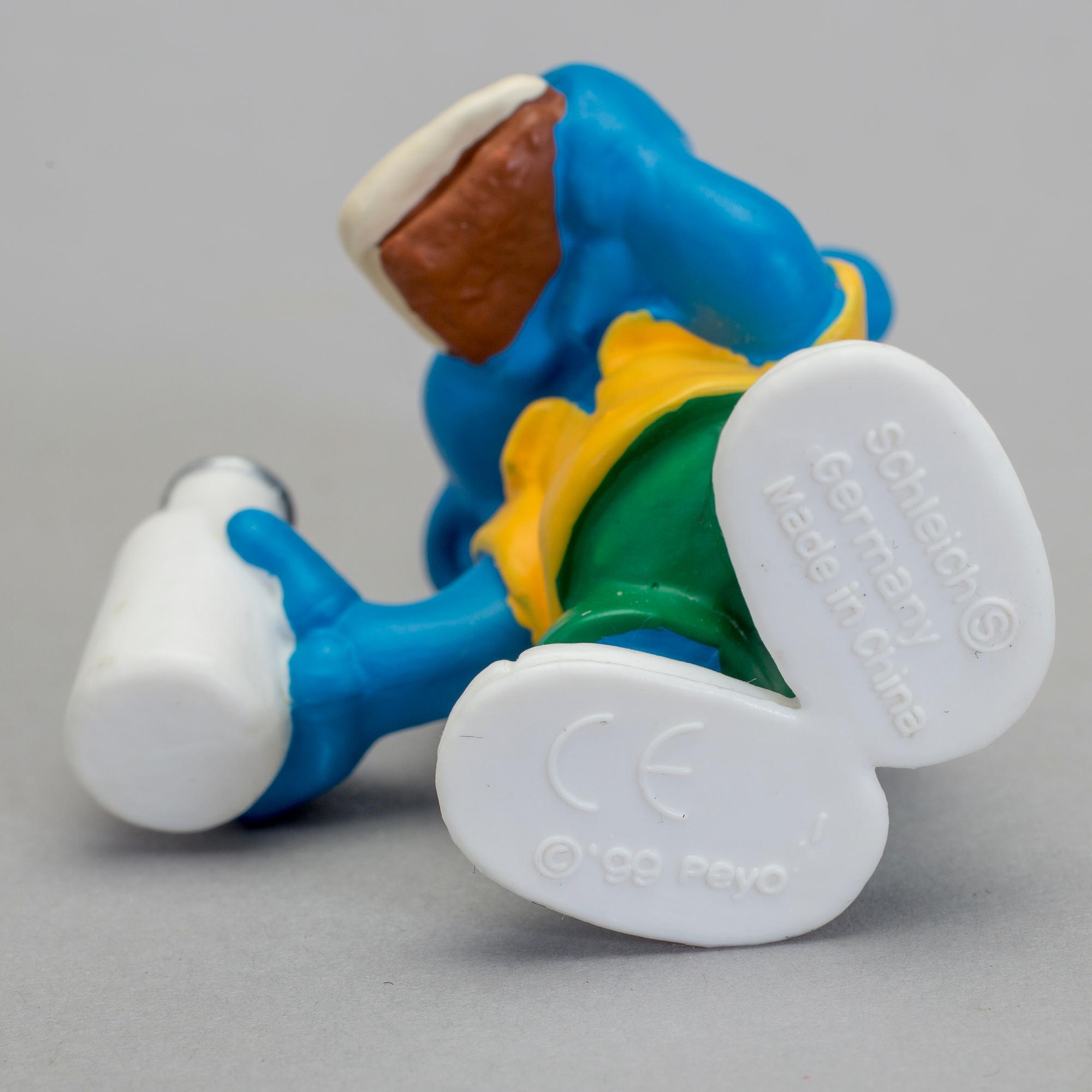 SMURFAR, 110 stycken, Schleich, mestadels 2000-tal.