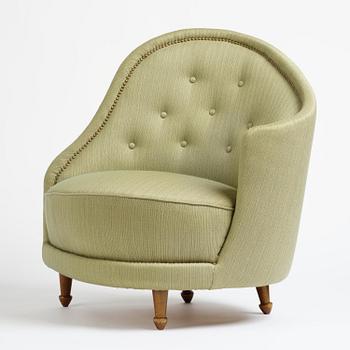 Carl Cederholm, a Swedish Modern armchair, Stil & Form, Stockholm, 1940s-50s.