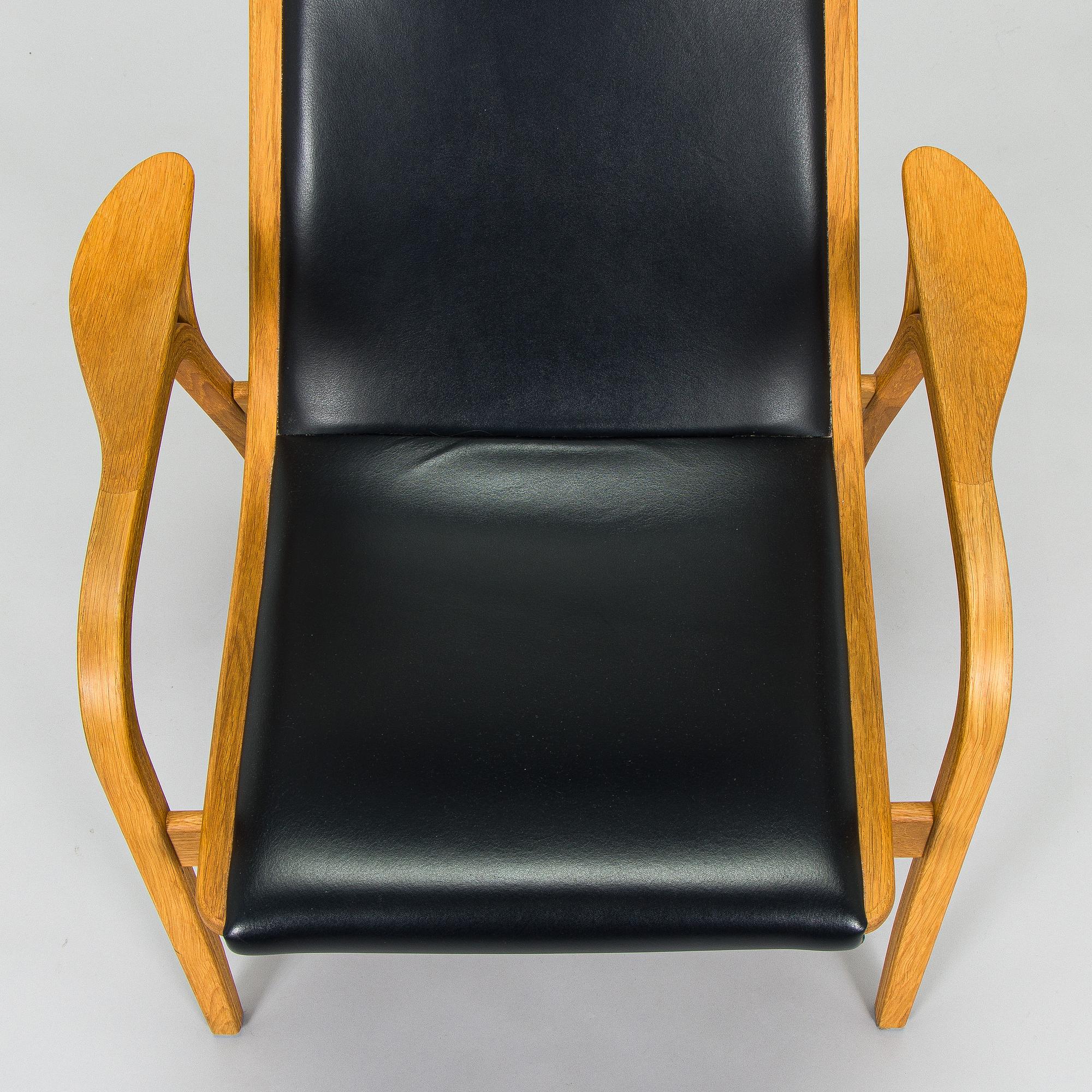 Yngve Ekström, 'Lamino' armchair, Swedese.
