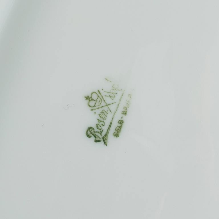 MATSERVIS, 57 delar, porslin, Rosenthal, 1900-talets första hälft.