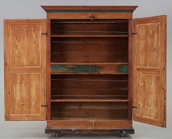 SKÅP, allmoge, daterad 1865.