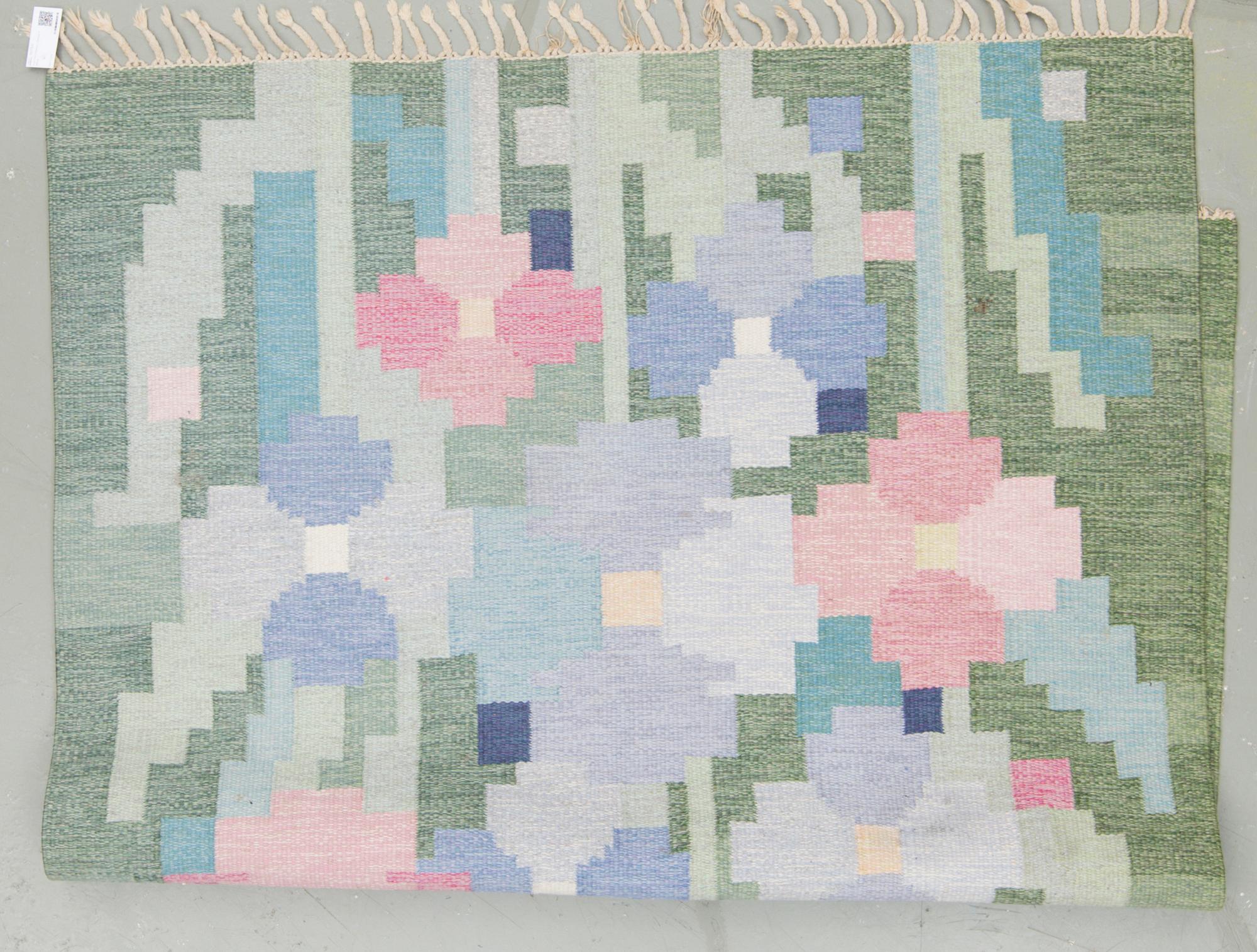 MATTA, rölakan, signerad IS (Ingegerd Silow), ca 231 x 168 cm.