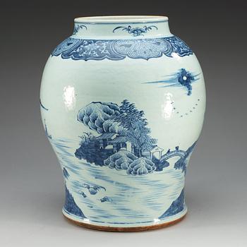 URNA, kompaniporslin. Qing dynastin, Jiaqing (1796-1820).