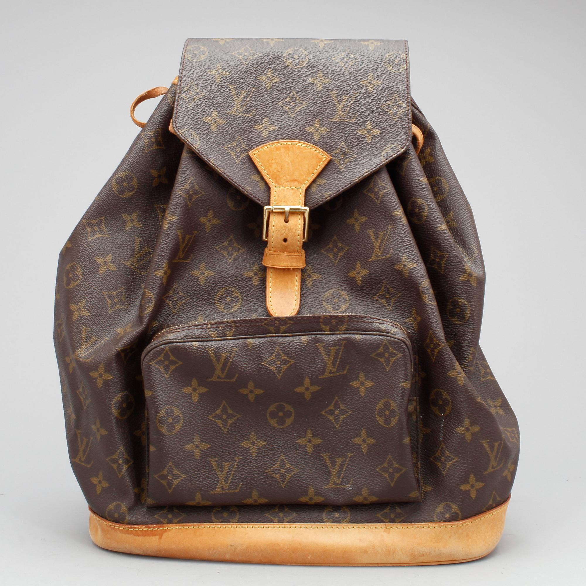 RYGGSÄCK, "Montsouris", Louis Vuitton.